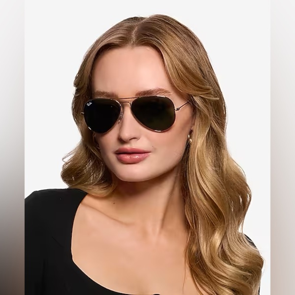 rayban rb3025 aviator large metal gold unisex - Picture 3 of 4